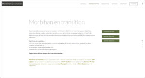 Site web de l'association Morbihan en Transition (56)