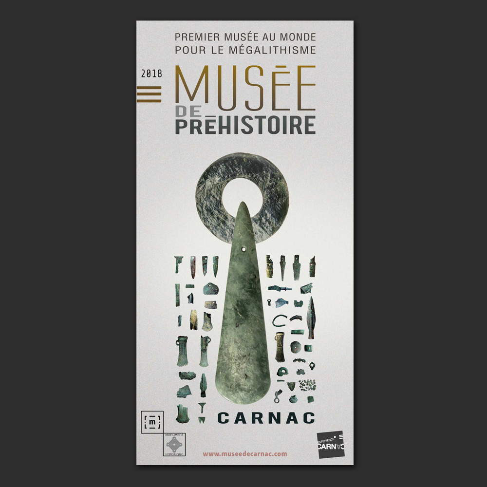 Dépliant 2018 du Musée de Préhistoire - Carnac