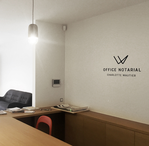 signalétique office notarial Wautier